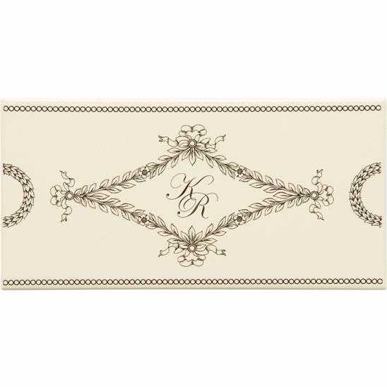 Monogram Diamond Swag Border