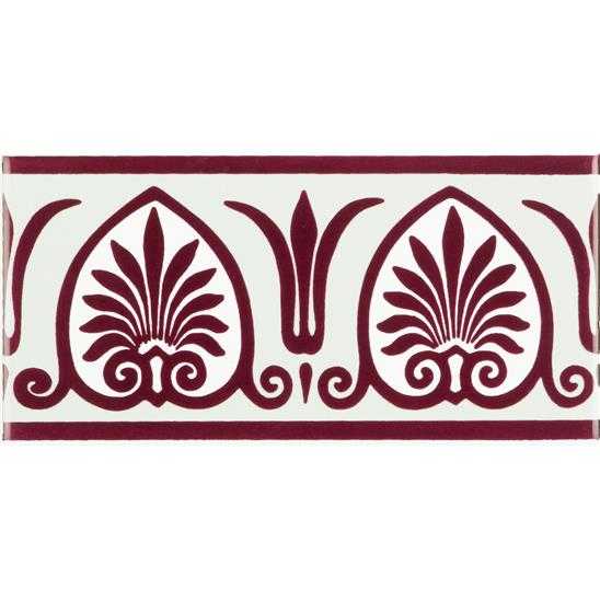 Parthenon Burgundy On Brilliant White