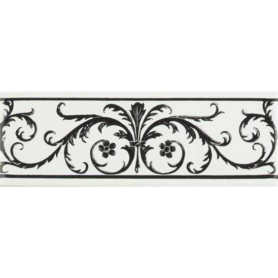 Acanthus Jet Black On Brilliant White