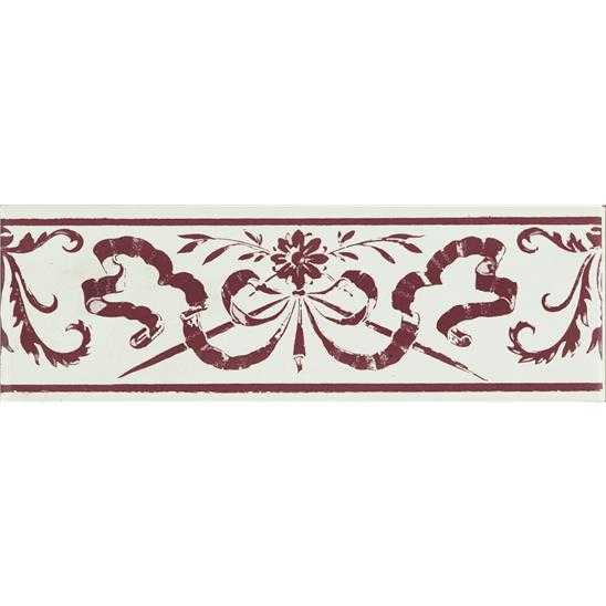 Love Knot Burgundy On Brilliant White