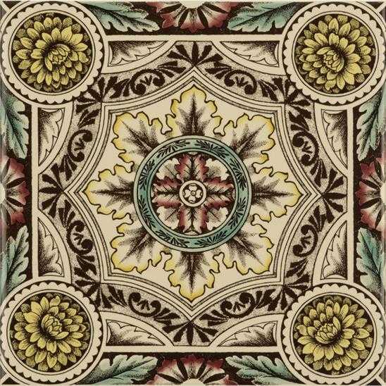 Symmetrical Floral Pattern